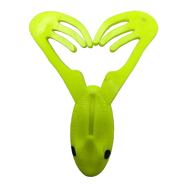 Isca Artificial Soft Swin Frog - Verde Limão