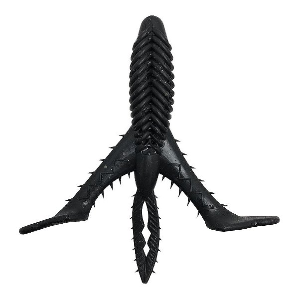 Isca Artificial Soft Craw Paddle Preta - Alligator