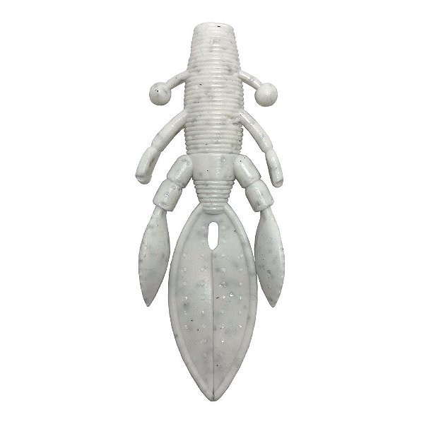 Isca Artificial Soft Predadora Branca Alligator