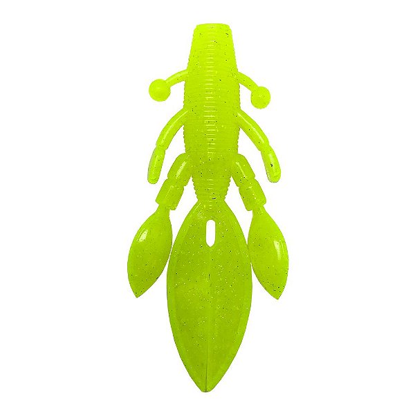 Isca Artificial Soft Predadora Verde Limão Alligator