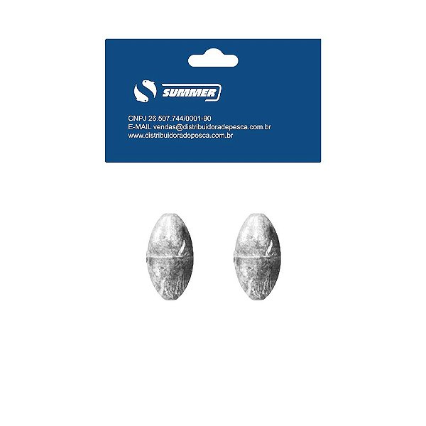 Chumbada Oliva 40gr Cartela 2pçs Summer