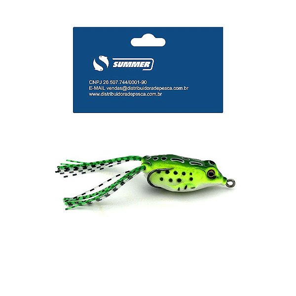 Isca Artificial Frog Sapo Cartela 1pç Summer