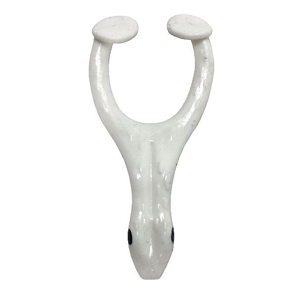 Isca Artificial Soft Gator Frog Branco - Alligator