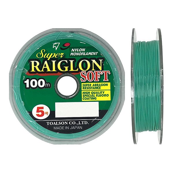 Linha Soft Super Raiglon 0,37mm 22,1Lbs 100m Marine Sports