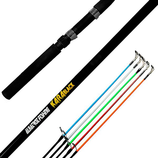 Vara Para Molinete Kara Black 1202 4-12Lbs 1,20m Albatroz