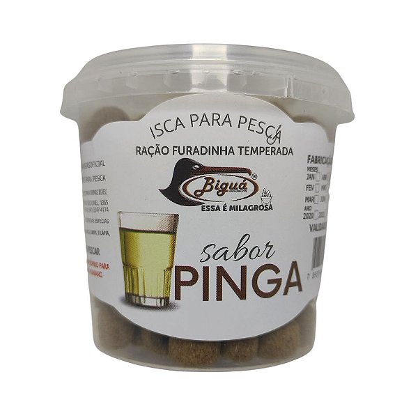Ração de Pesca Furadinha Pinga 90g Bigua