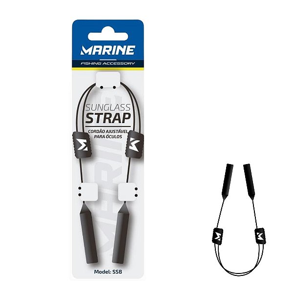 Cordão Corda Ajustável Retrátil Para Óculos Marine Sports