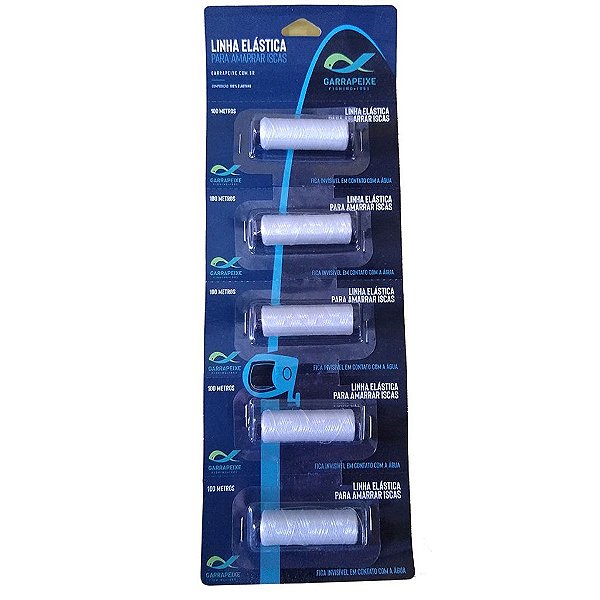 Elastic Elastricot 100mts Garra Peixe Cartela 5pçs