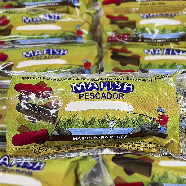 Massa Mafish Pescador 200g Fedidinha - Diversos Sabores