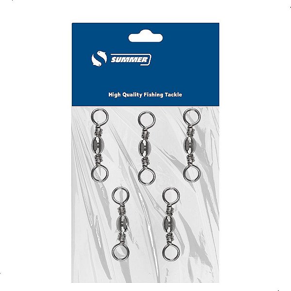 Girador BBS Simples Nickel N5/0 Cartela 05pçs Summer