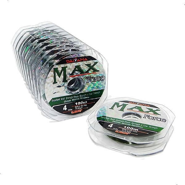 10pçs Linha Monofilamento Max Force 100m - Maruri