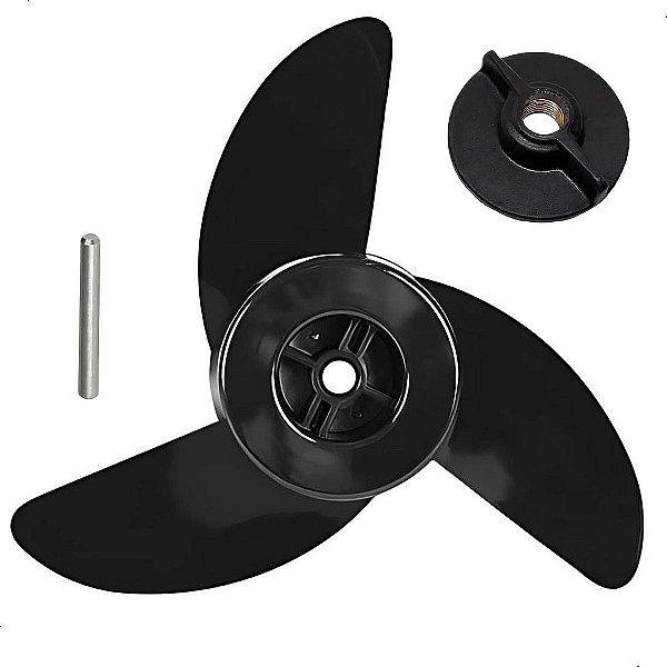 Helice Motor Elétrico Phantom 44 E 54lb 3 Pás Marine Sports