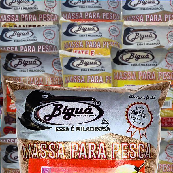 5pçs Massa em Pó 500g Bigua - Diversos Sabores