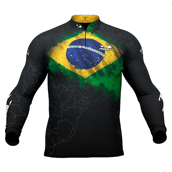 Camisa Com Proteção UV Agro Forte Brasil Forte 01 Presa Viva