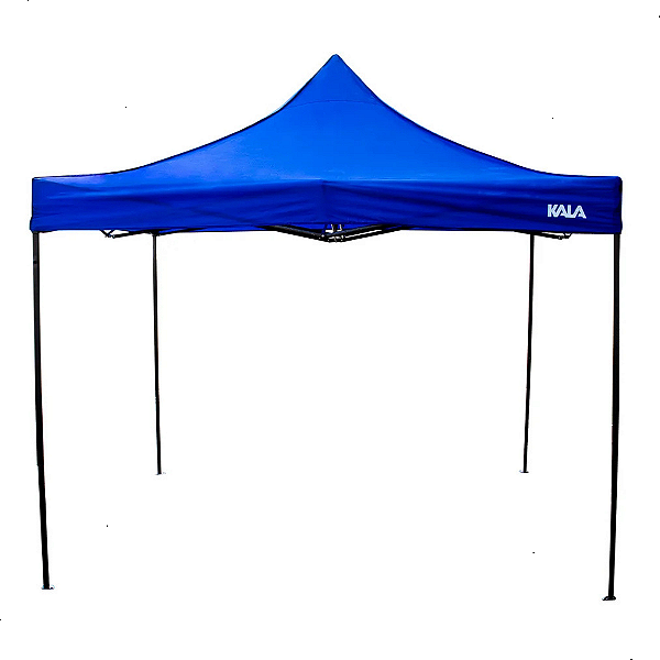 Tenda Gazebo 3x3m Praia Azul Dobrável Sanfonada Kala Pagoda