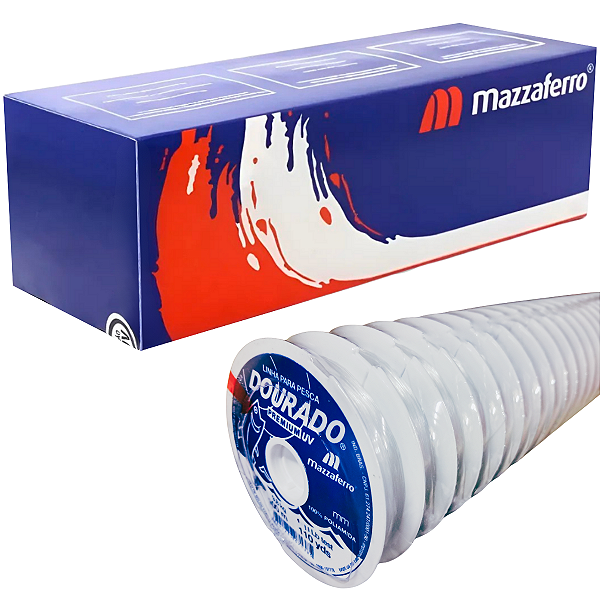 Linha Monofilamento Dourado Premium 100m Mazzaferro - Caixa