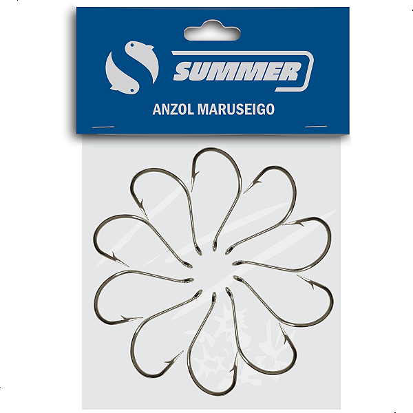 Anzol Maruseigo Nickel Cartela Summer - Diversos Tamanhos