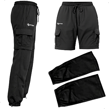 Calça Adapt Preta Vira Bermuda - MTDA