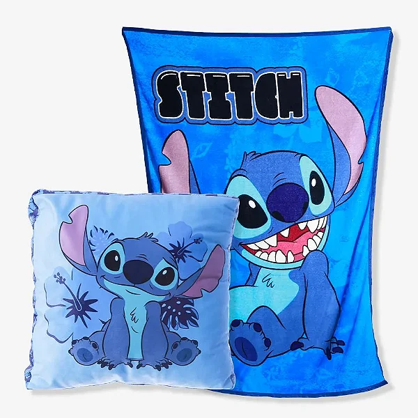 ALMOFADA COM MANTA STITCH - DISNEY