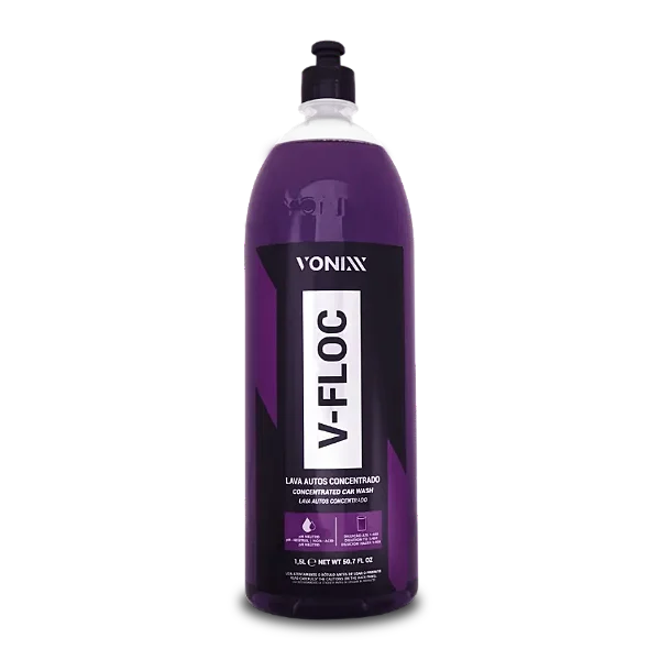 Shampoo Automotivo Ph Neutro Concentrado V-Floc 1.5L Vonixx