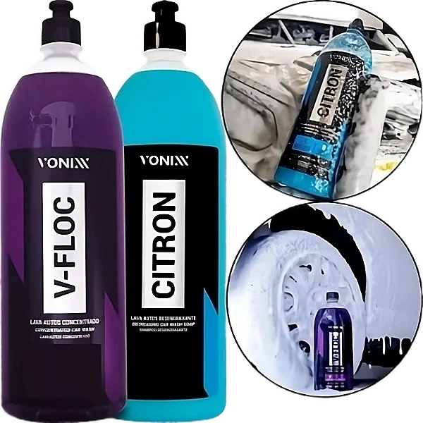 Kit Pré Lavagem Citron + V-Floc Vonixx