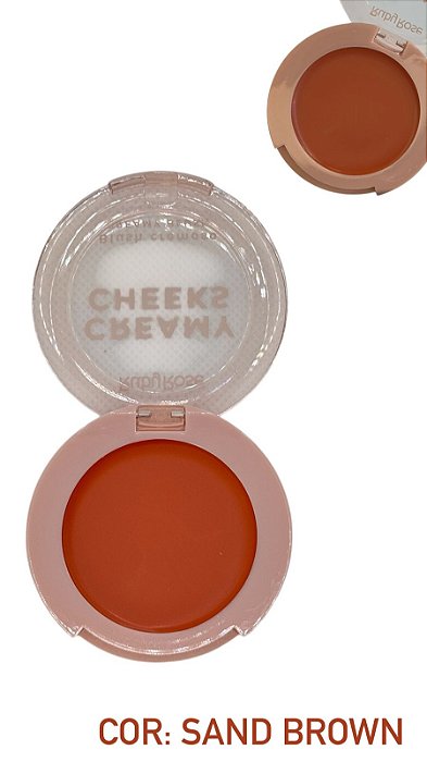 Blush Cremoso Creamy Cheeks Ruby Rose COR Sand Brown