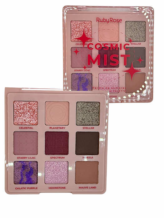 Paleta Cosmic Mist Lançamento Ruby Rose