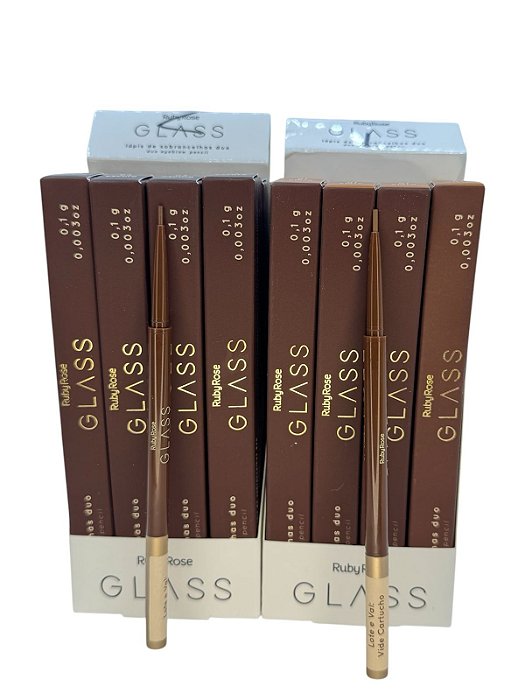 Lápis de Sobrancelhas Duo Glass - Ruby Rose