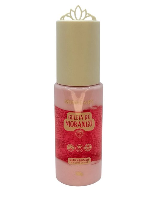 Geleia de Morango Hidratante para Corpo e Virilha - Miss Lary