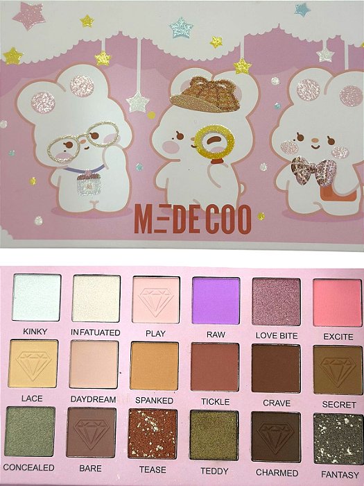 Me de Coo Paleta de Sombras 18 Tons