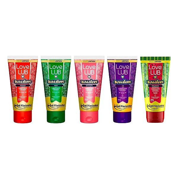 LOVE LUB BUBBALOVE LUBRIFICANTE CORPORAL BEIJÁVEL 60G LA PIMIENTA