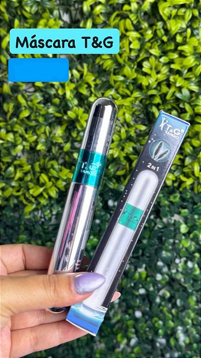 Máscara de cílios rímel T&G Tango 2 em 1 á prova d'água 4D