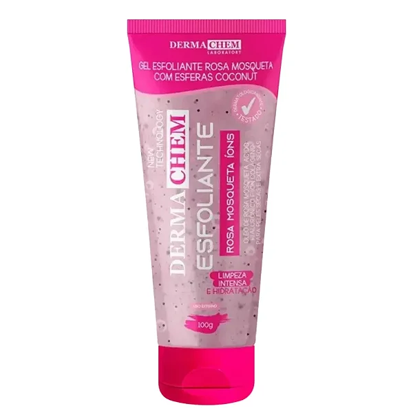 Gel Esfoliante Facial Dermachem Rosa Mosqueta 100g