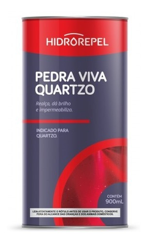 PEDRA VIVA QUARTZO 900ML - HIDROREPEL