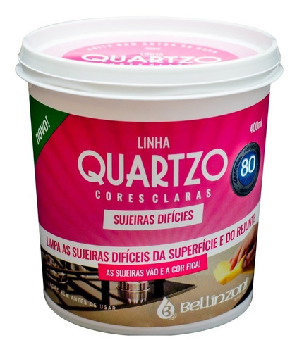 Quartzo Sujeira Difíceis Cores Claras 400ml - Bellinzoni