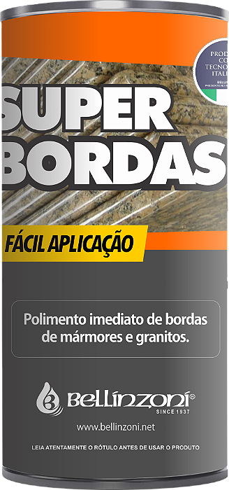 Super Bordas Bellinzoni Ralçador Incolor 1kg Mármore Granito