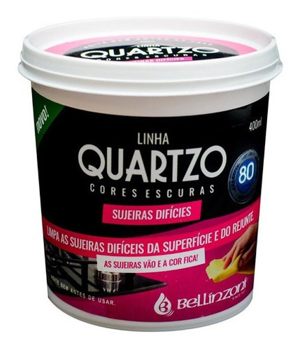 Quartzo Sujeira Difíceis Cores Escuras 400ml - Bellinzoni
