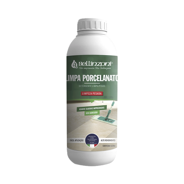 Limpa Porcelanato Bellinzoni Limpeza Pesada 1 Litro