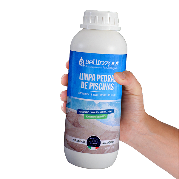 Limpa Pedras De Piscinas Bellinzoni Bordas Revestimentos 1 L
