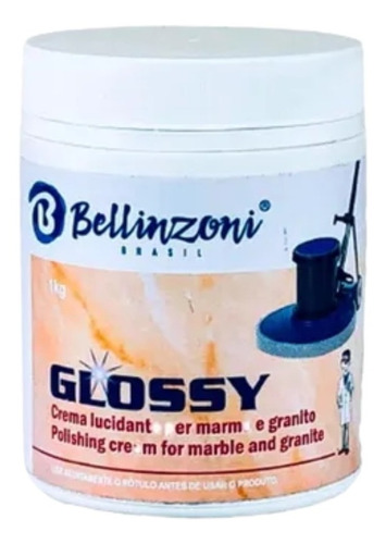 Glossy Bellinzoni Creme Gel Lucidante Mármore Granito 1kg
