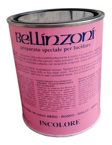 Cera Pasta Para Mármore Granito Preta 1300KG - BELLINZONI