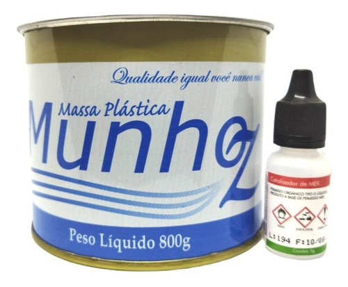 Massa Plástica 800g Chumbar - MUNHOZ