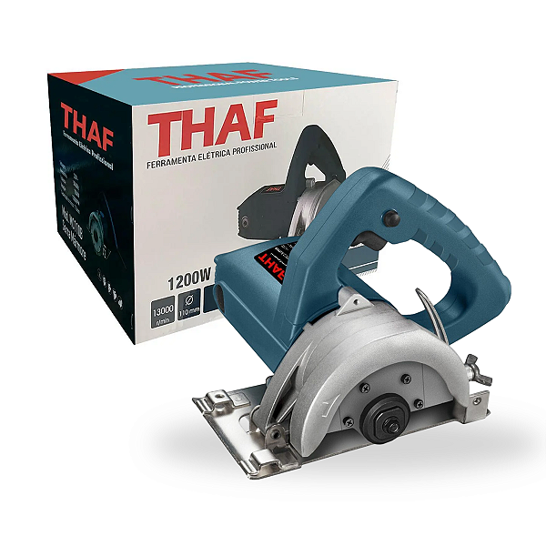 Serra Mármore Thaf M1102 Profissional Azul 127V 1200W 13.000rpm
