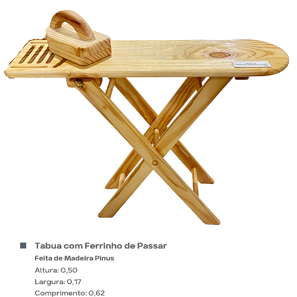 Tabua com Ferrinho de Passar