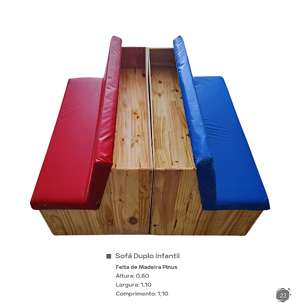 Sofá Duplo Infantil