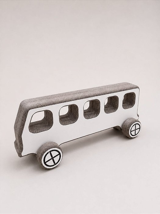 Carrinho de Madeira ônibus