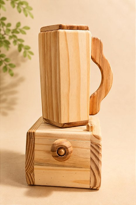 Liquidificador Infantil de Pinus para Brincar