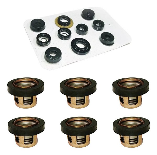 Kit reparos + 6 Válvulas Jp40 Jacto 427070