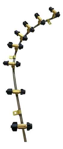 Registro C/ Regulagem Bico Arbus 429332  Kit 8 Peças Dourado