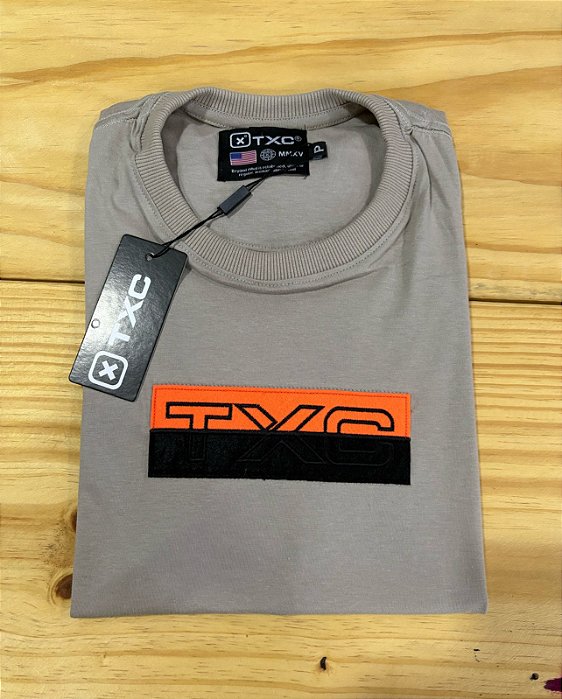 Camisetas TXC Gola O - Desenho Retangulo - várias cores